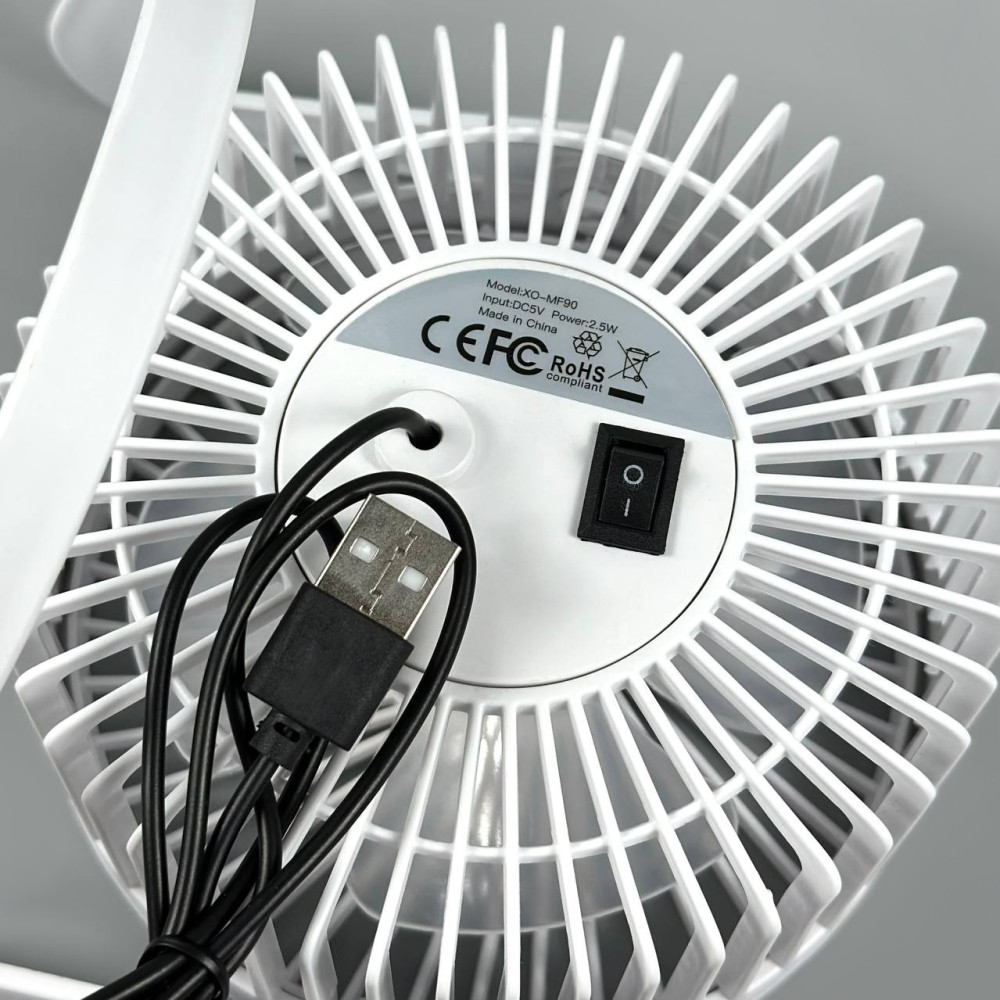 Вентилятор XO MF90 настільний (4-inch,2 speeds,USB) (16,0см)