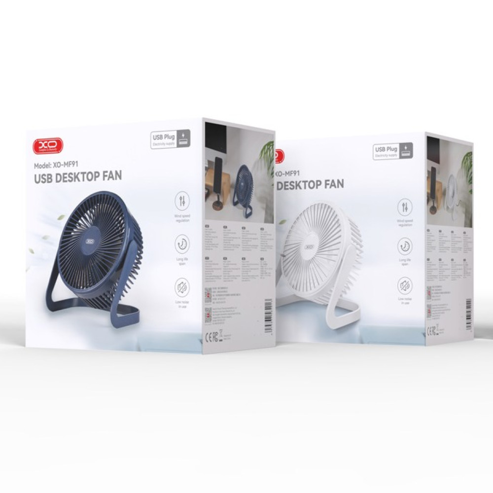 Вентилятор XO MF91 настільний (6-inch,2 speeds,USB)