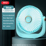 Вентилятор XO MF101 настільний, кут нахилу 180° 1200mAh (з вбуд. акум.)