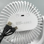 Вентилятор XO MF101 настільний, кут нахилу 180° 1200mAh (з вбуд. акум.) (18см)