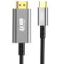 Кабель XO GB019 Type-C to HDMI Metal 1.8m