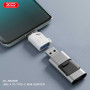 Перехідник OTG XO NB256B USB female to Type-C male