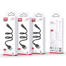 Data Cable XO NB230 Rock Series Type-C 2.4A 1m