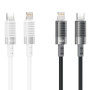 Data Cable XO NB-Q282A Brushed Silicone Type-C to Lightning 27W 1m