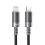 Data Cable XO NB-Q282A Brushed Silicone Type-C to Lightning 27W 1m