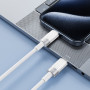 Data Cable XO NB-Q282A Brushed Silicone Type-C to Lightning 27W 1m