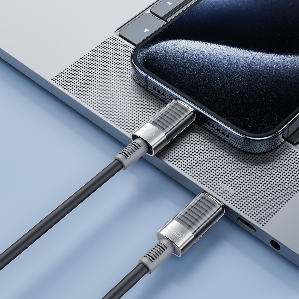 Data Cable XO NB-Q282A Brushed Silicone Type-C to Lightning 27W 1m