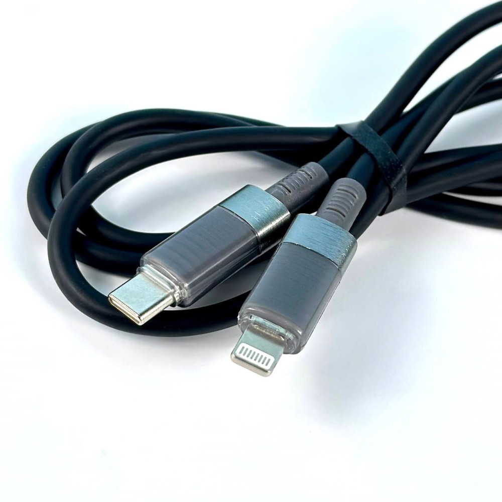 Data Cable XO NB-Q282A Brushed Silicone Type-C to Lightning 27W 1m