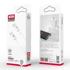 Data Cable XO NB-Q190B Type-C to Type-C 60W 2m