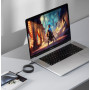 Data Cable XO NB-Q267 Magnetic Braided Type-C to Type-C 60W 1m