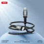 Data Cable XO NB-Q267 Magnetic Braided Type-C to Type-C 60W 1m