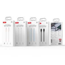 Data Cable XO NB-Q291B плетений Type-C to Type-C 60W 1m