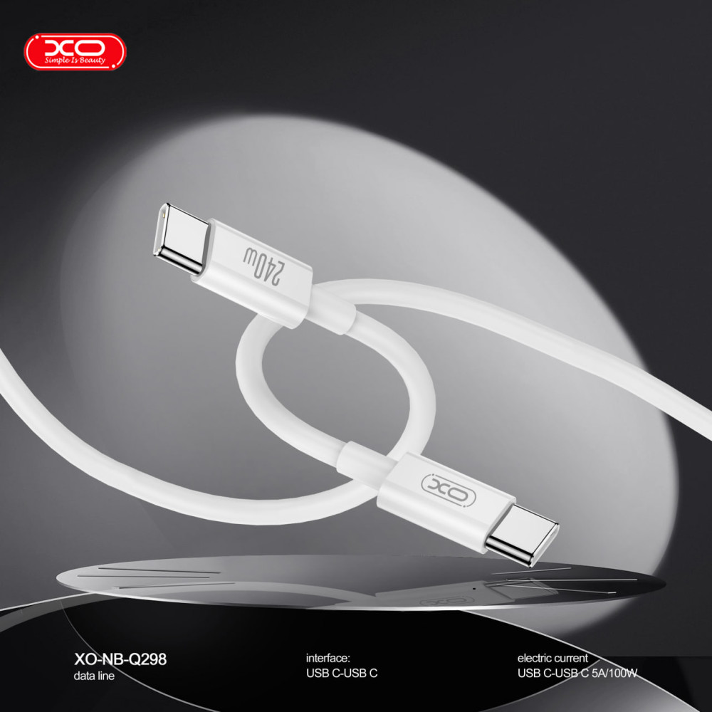 Data Cable XO NB-Q298 Type-C to Type-C 240W 1m