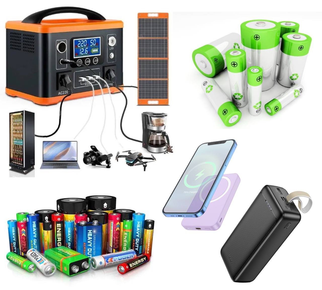 Power Bank/Акумулятори/Батарейки/Портативні зарядні станції