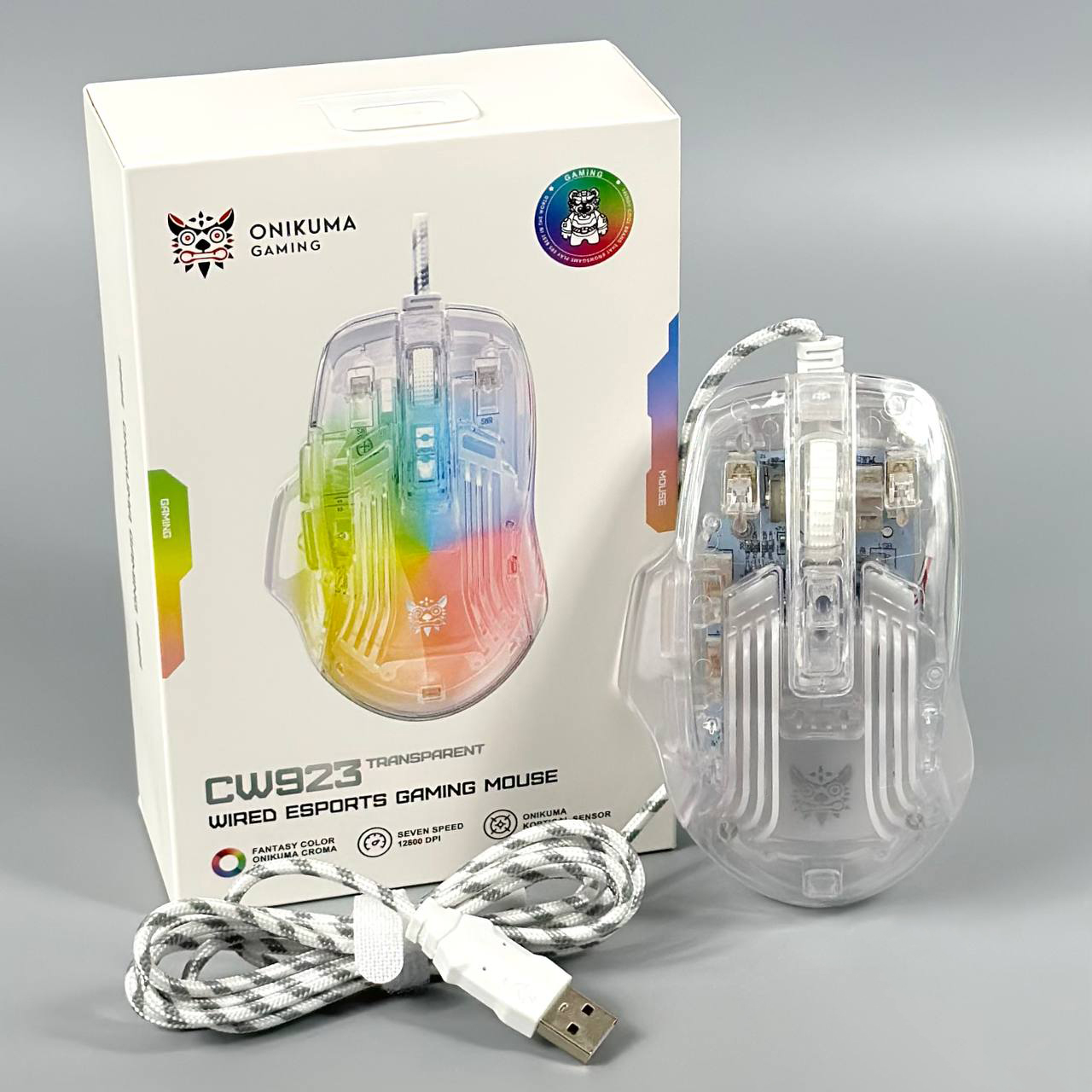 Мишка Games дротова Onikuma CW923 Fantasy Color (DPI:1200-12800)